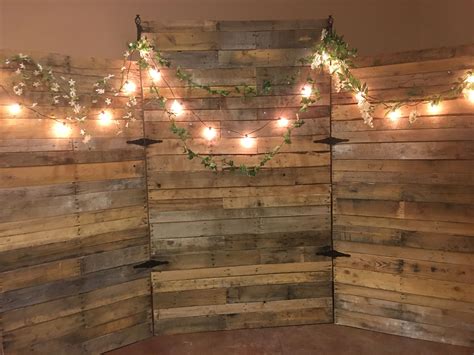 rustic photo backdrop